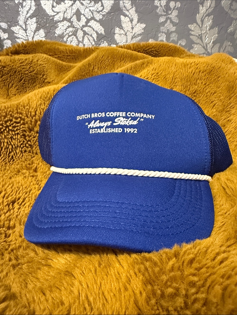 Dutch Bros Royal Blue Rope Trucker Hat